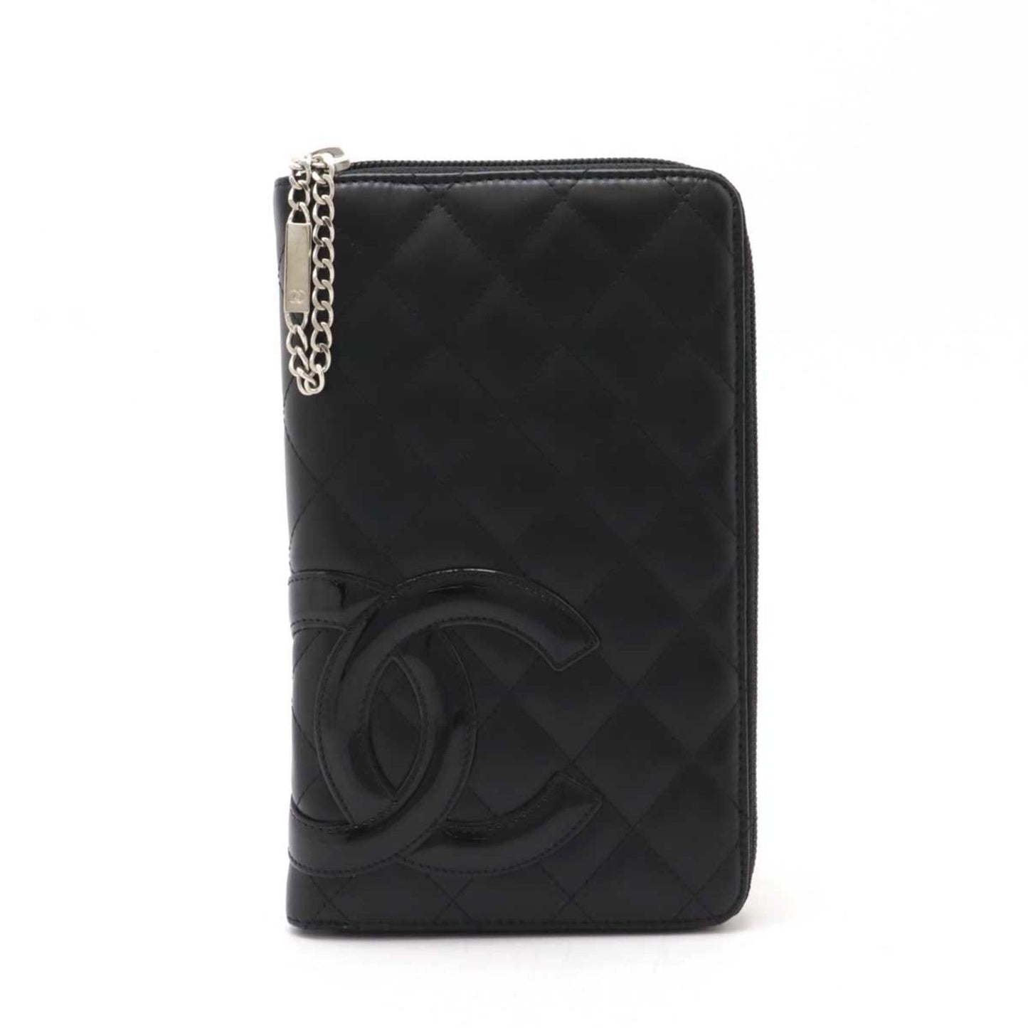 Chanel Black Pink Cambon Ligne Long Wallet (Bi-Fold) ()