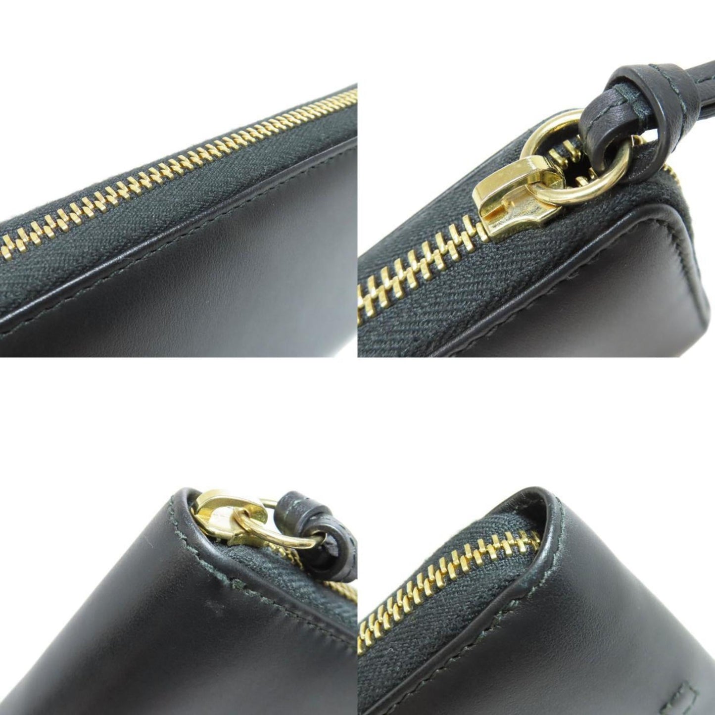 Gucci Black Leather Long Wallet (Bi-Fold) ()