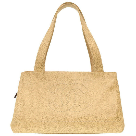 Chanel Caviar Skin Beige Caviar Leather Tote Bag ()