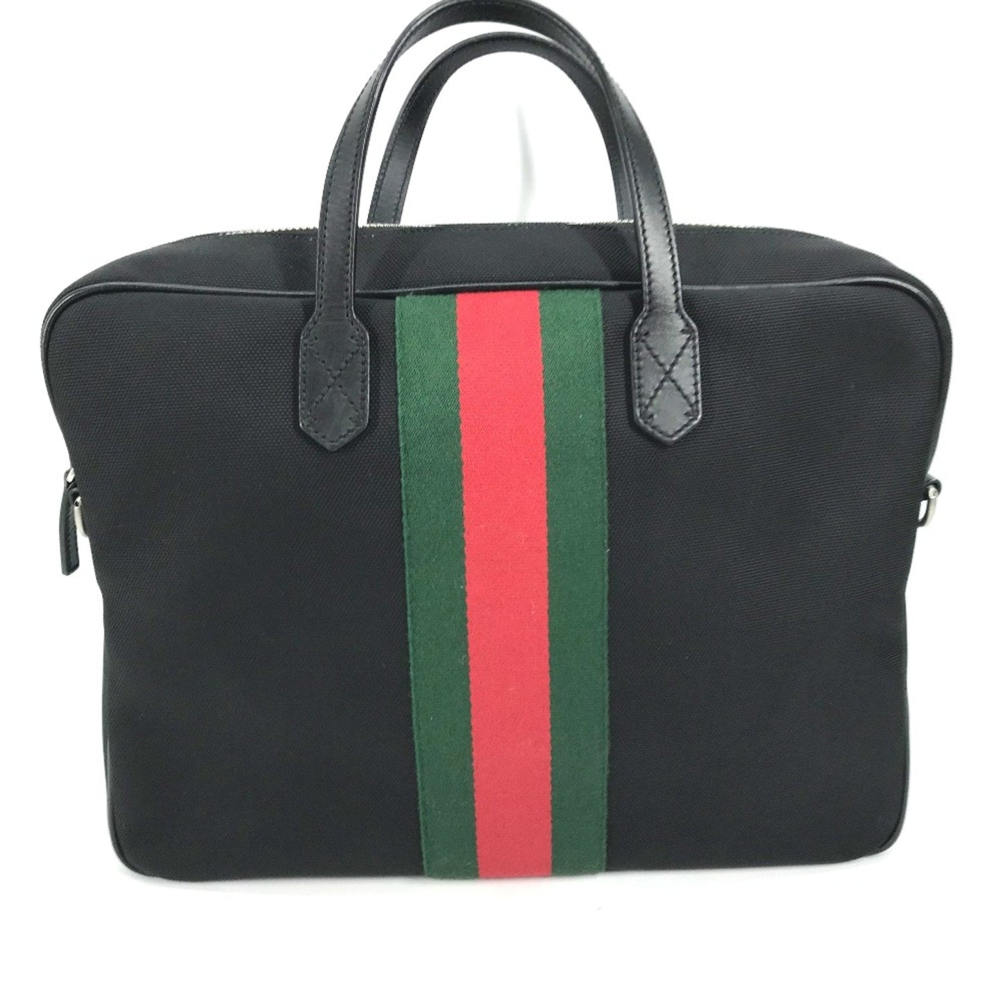 Gucci Black Leather Tote Bag ()