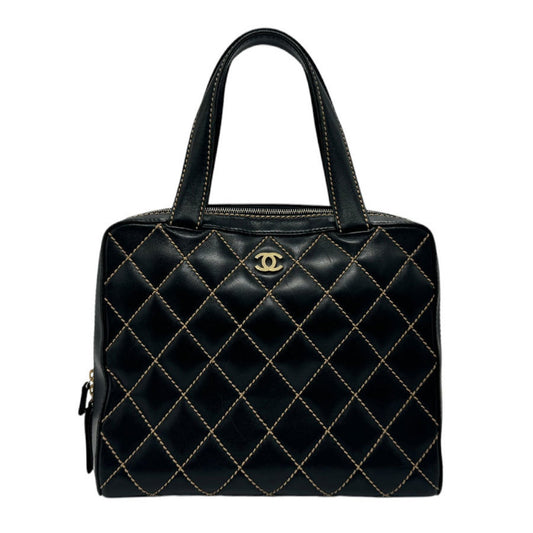 Chanel Black Leather Handbag ()