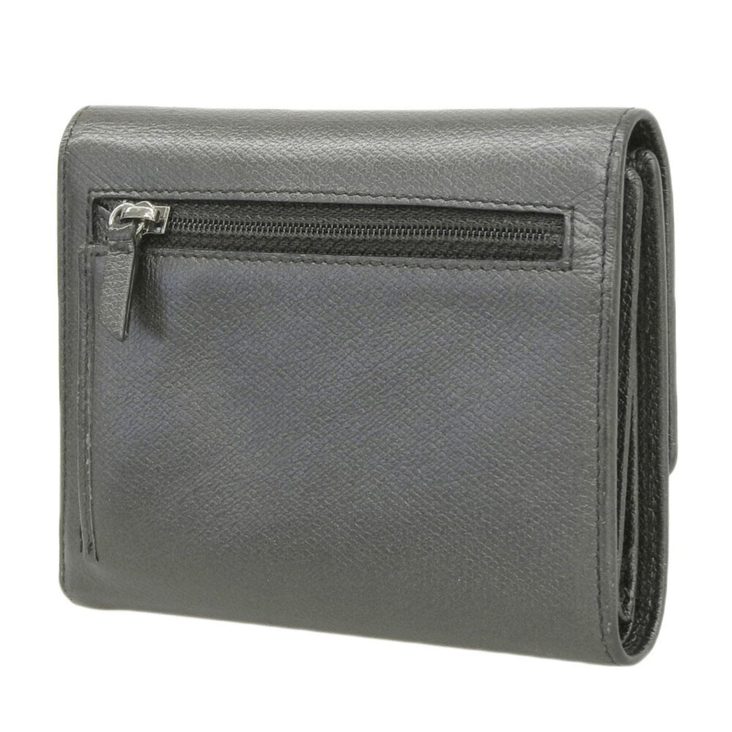 Chanel Black Leather Wallet (Tri-Fold) ()