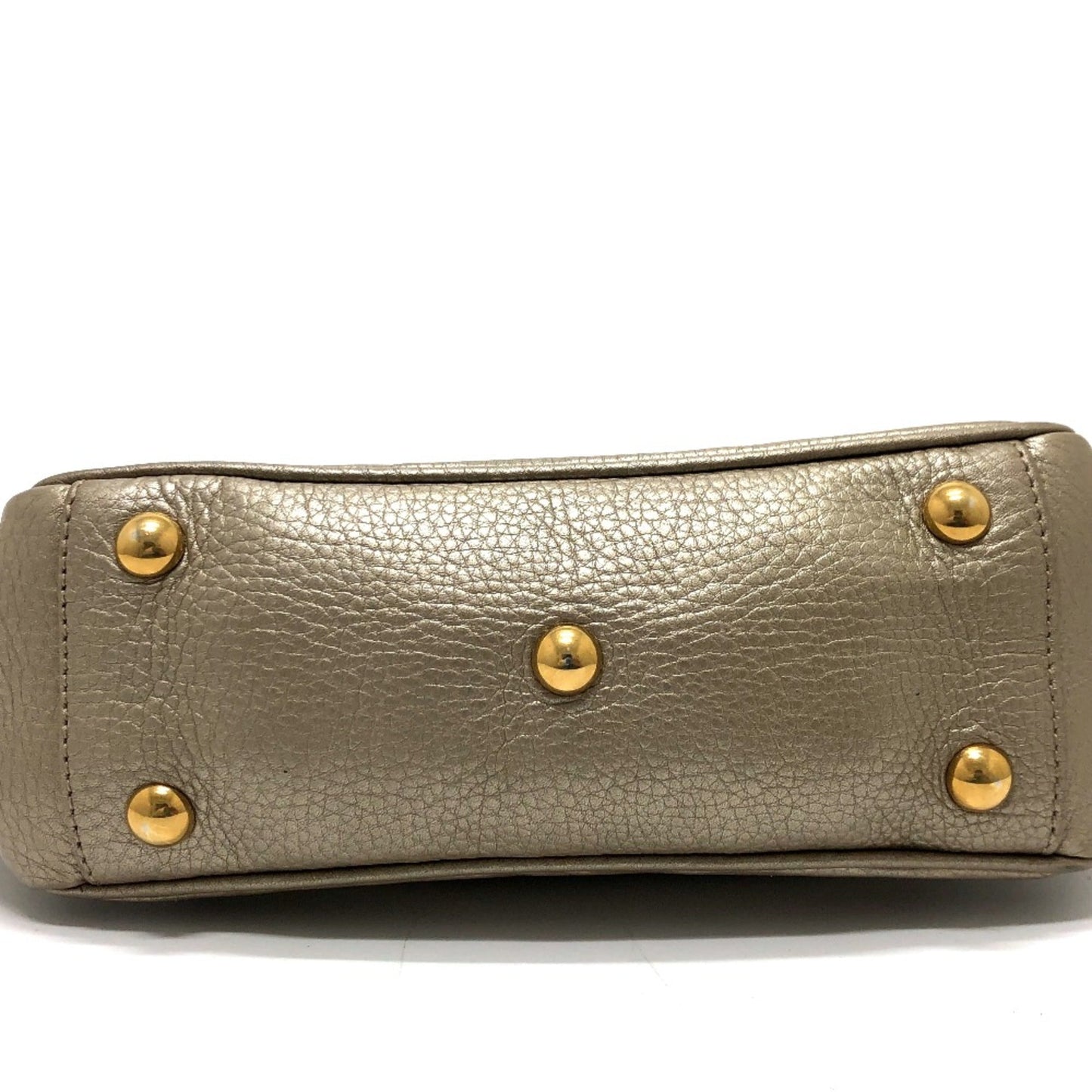 Gucci Gold Leather Handbag ()