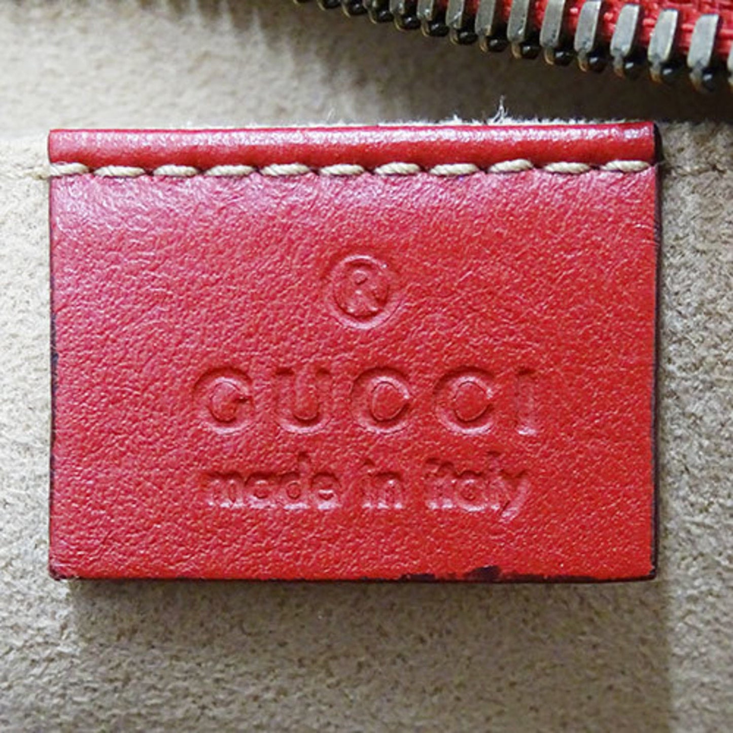 Gucci Gg Marmont Red Color Leather Shoulder Bag ()