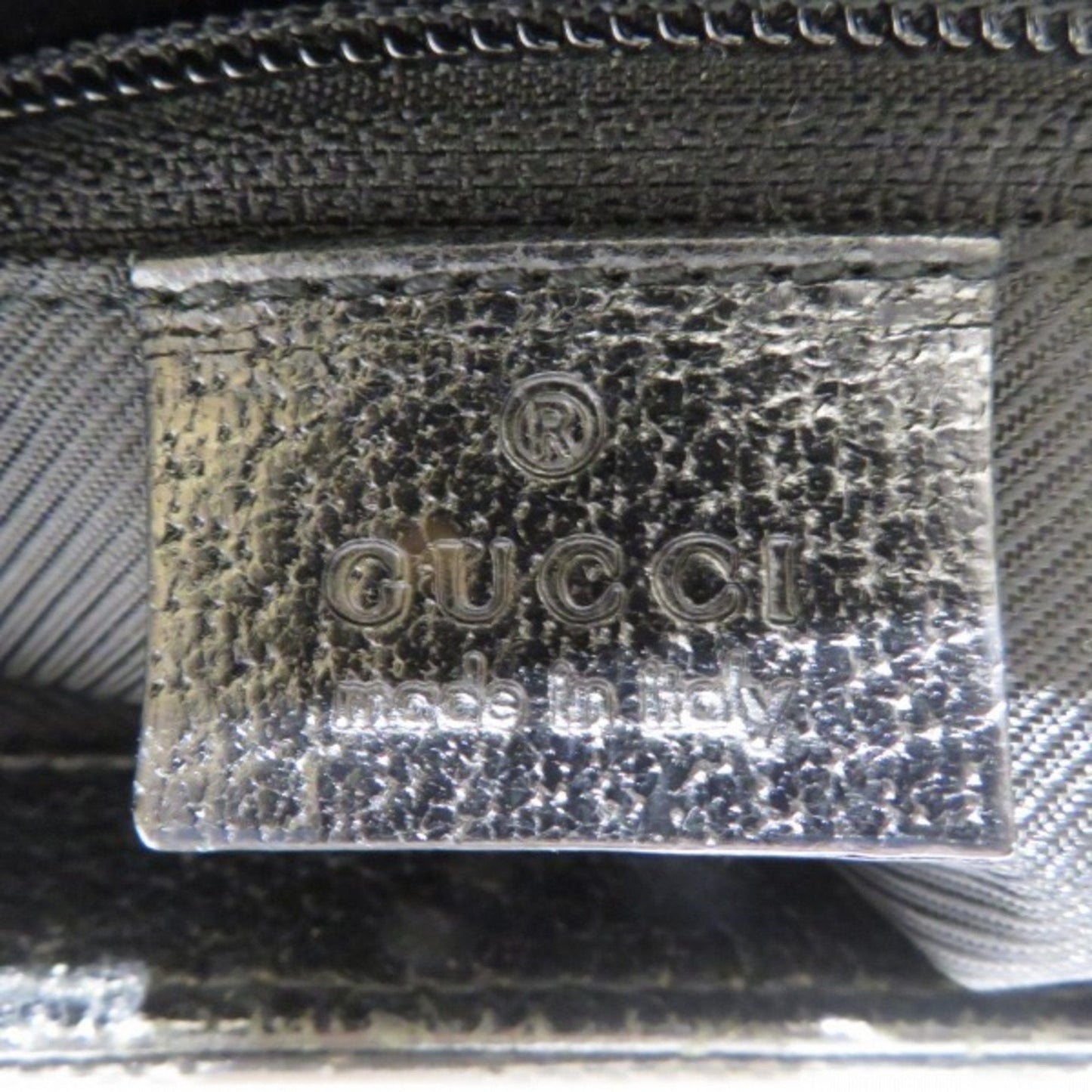 Gucci Black Gg Canvas Leather Shoulder Bag ()