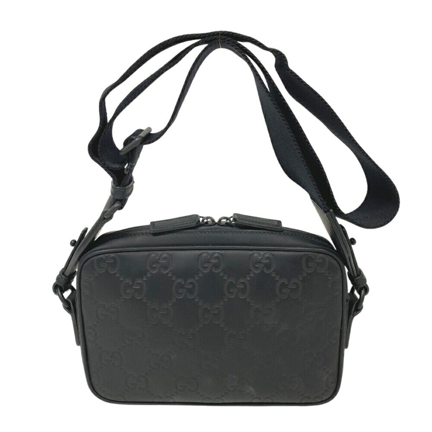 Gucci Black Rubber Shoulder Bag ()