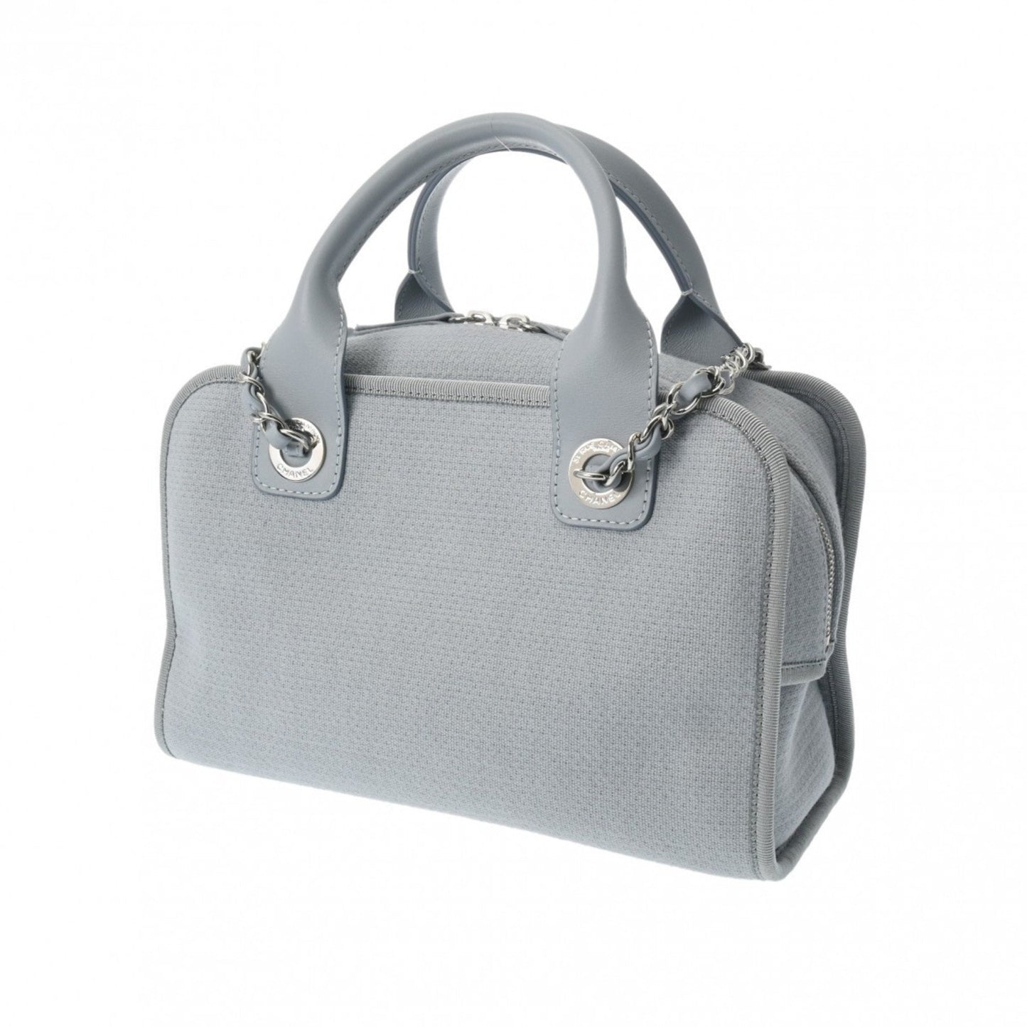 Chanel Blue Canvas Handbag ()