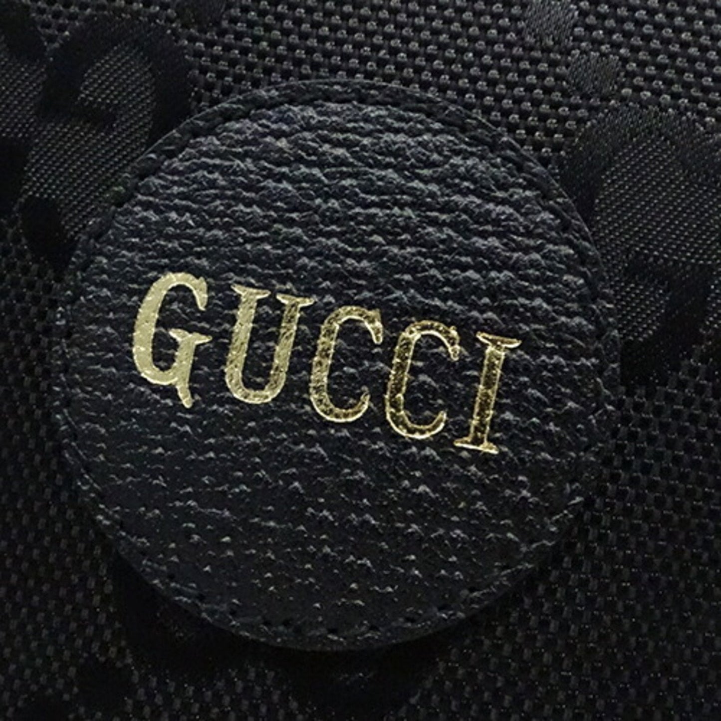 Gucci Black Nylon Leather Shoulder Bag ()