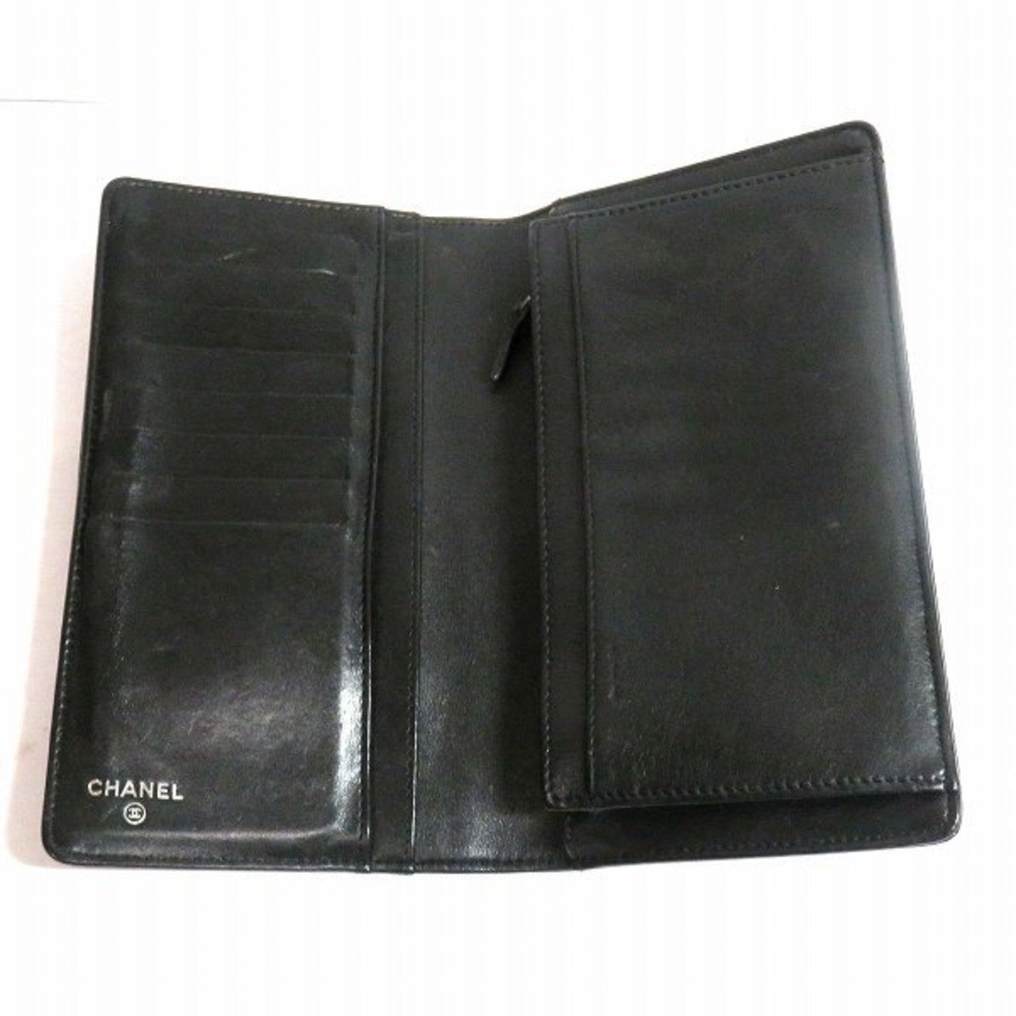 Chanel Black Leather Coin Purse/Coin Case ()