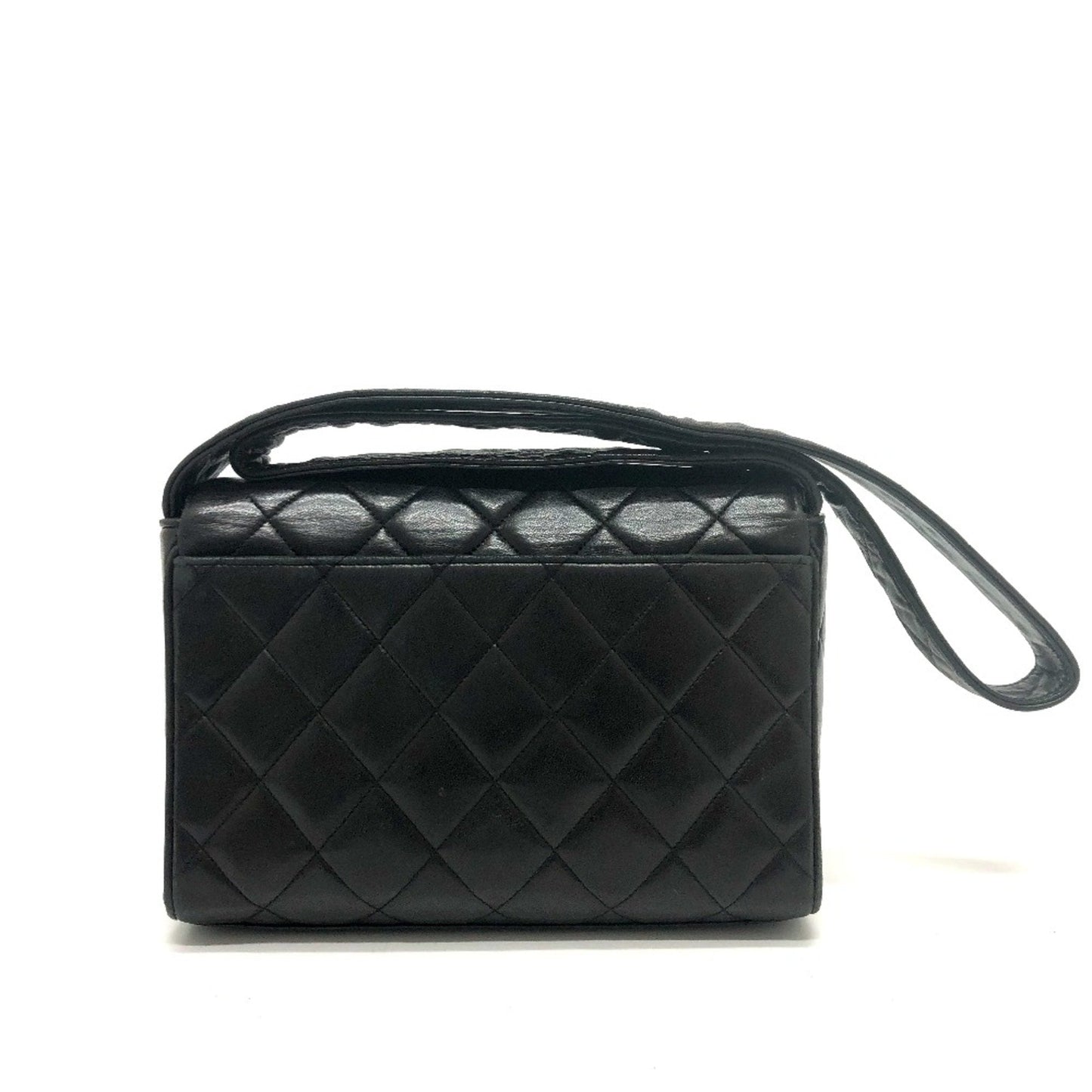 Chanel Black Leather Shoulder Bag ()