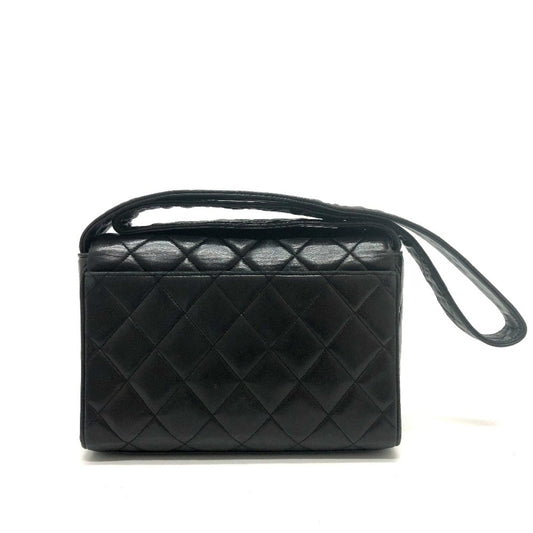 Chanel Black Leather Shoulder Bag ()