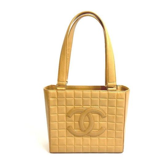 Chanel Beige Leather Tote Bag ()