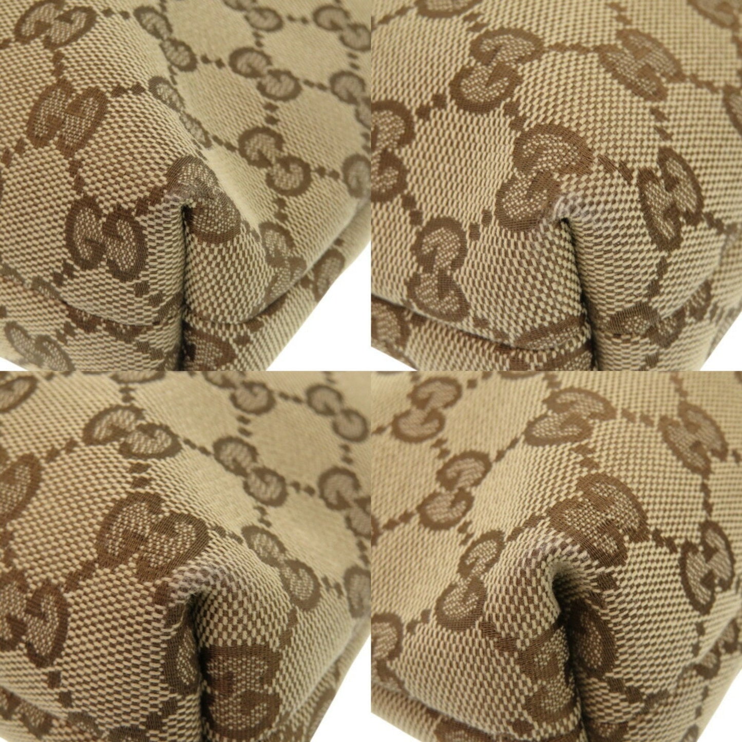Gucci Beige Gg Canvas Shoulder Bag ()