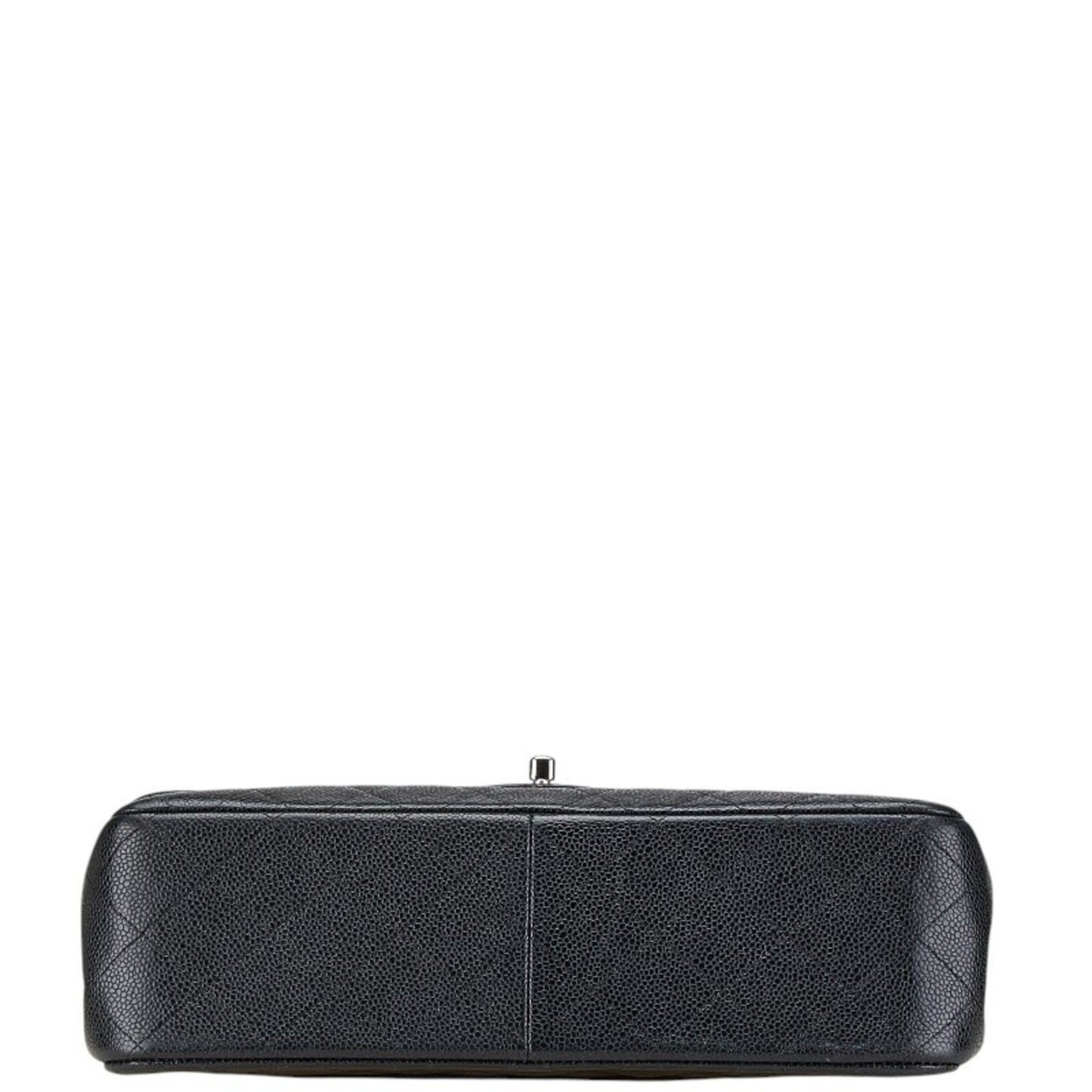 Chanel Black Grained Calfskin Shoulder Bag ()