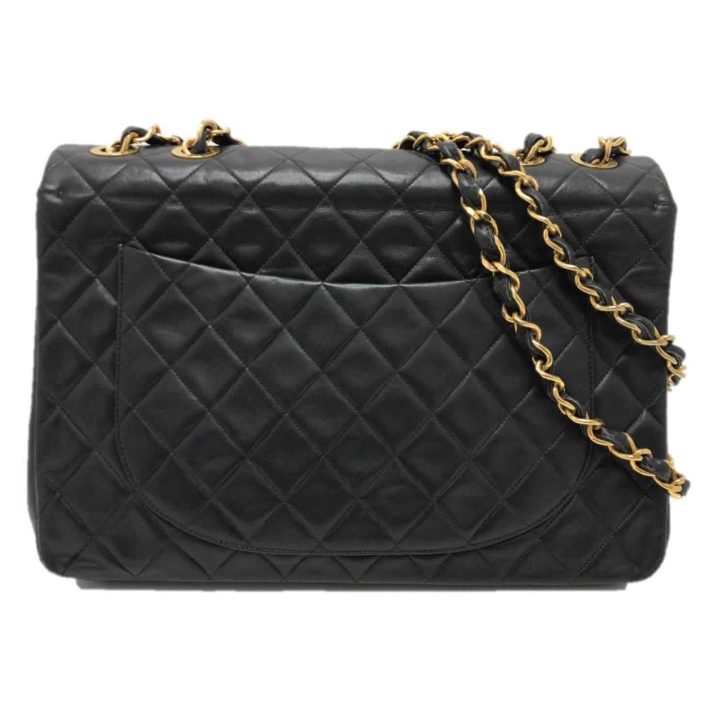 Chanel Black Leather Shoulder Bag ()