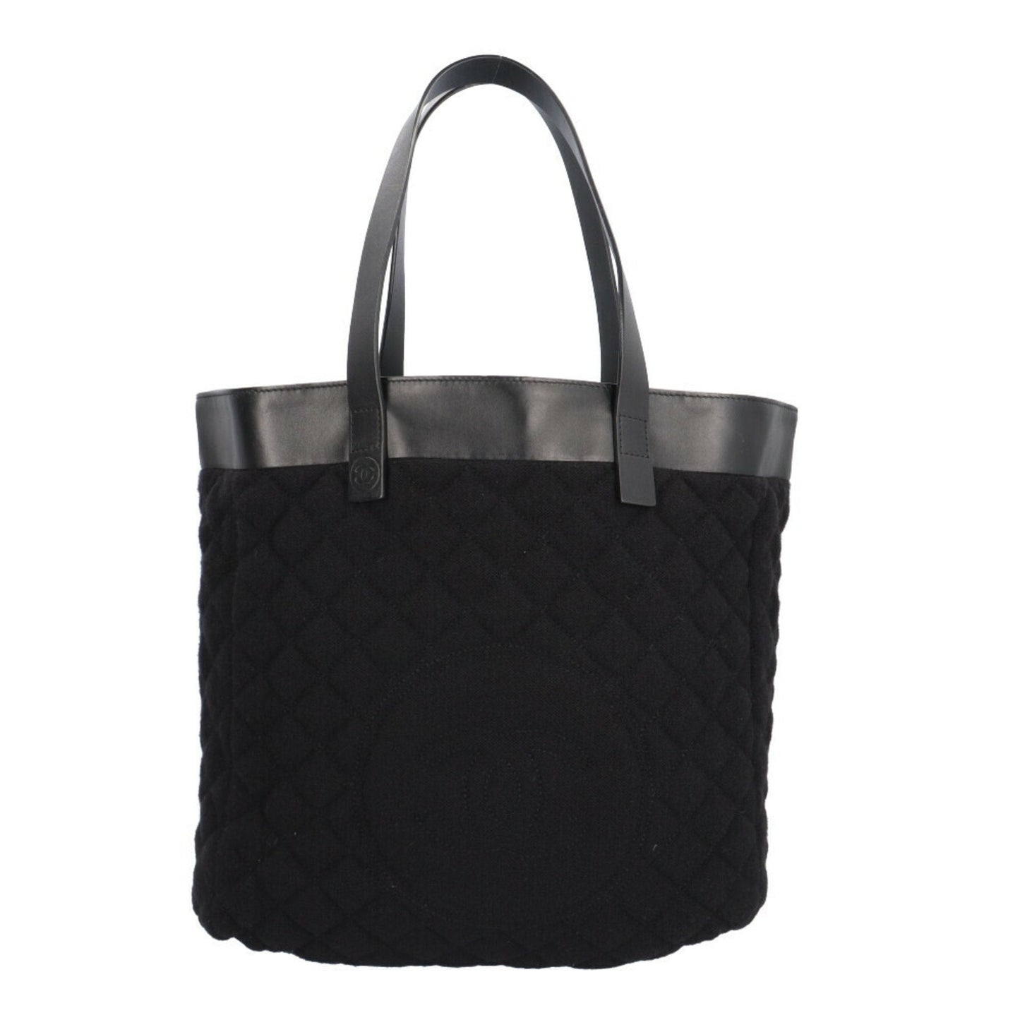 Chanel Black Nylon Cotton Tote Bag ()