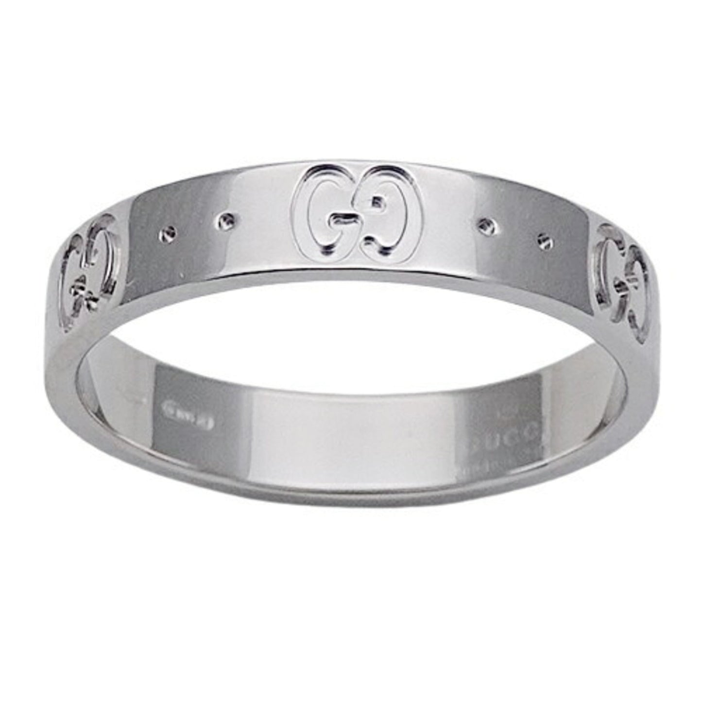 Gucci Icon White Gold White Gold (18K) Band Ring ()