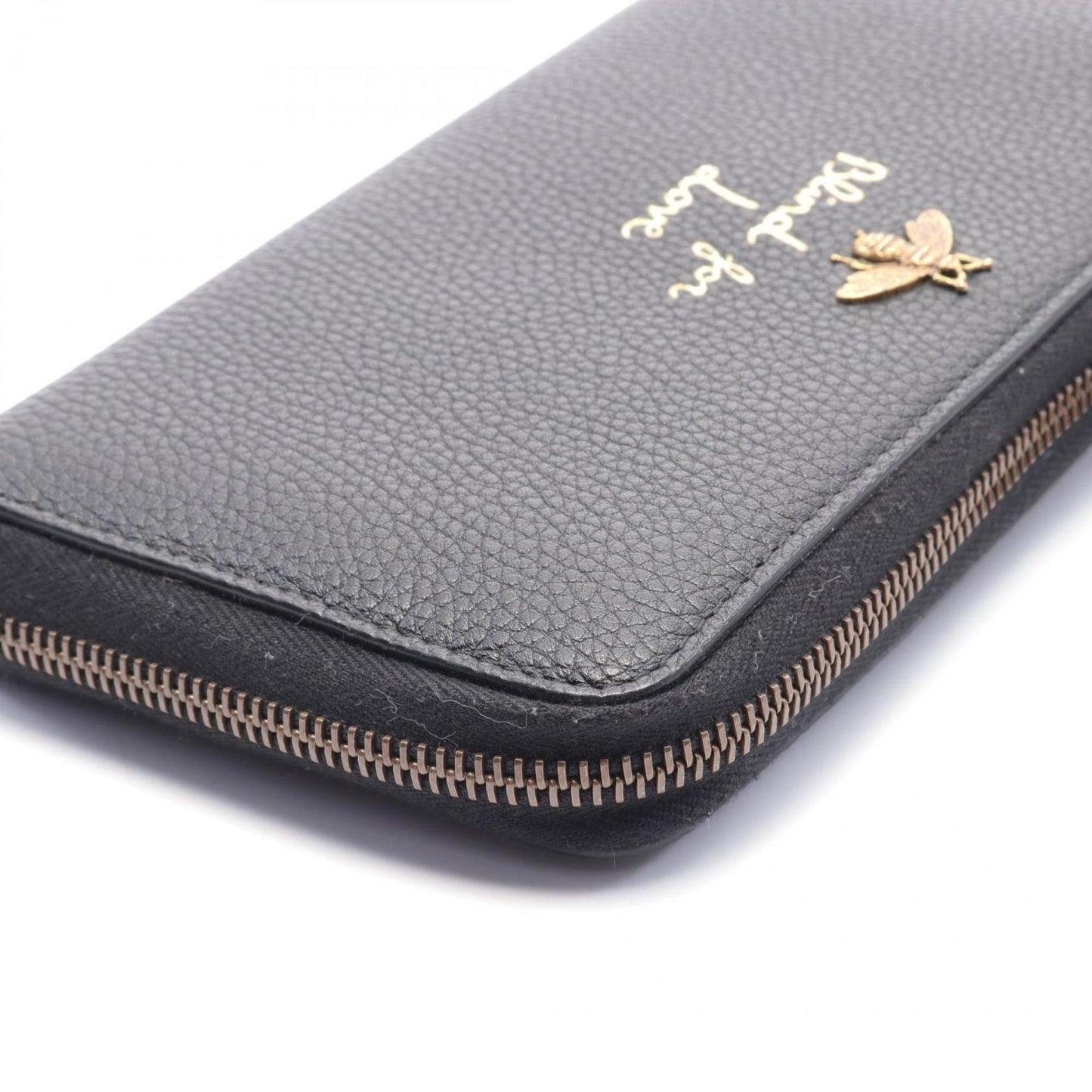 Gucci Black Leather Long Wallet (Bi-Fold) ()