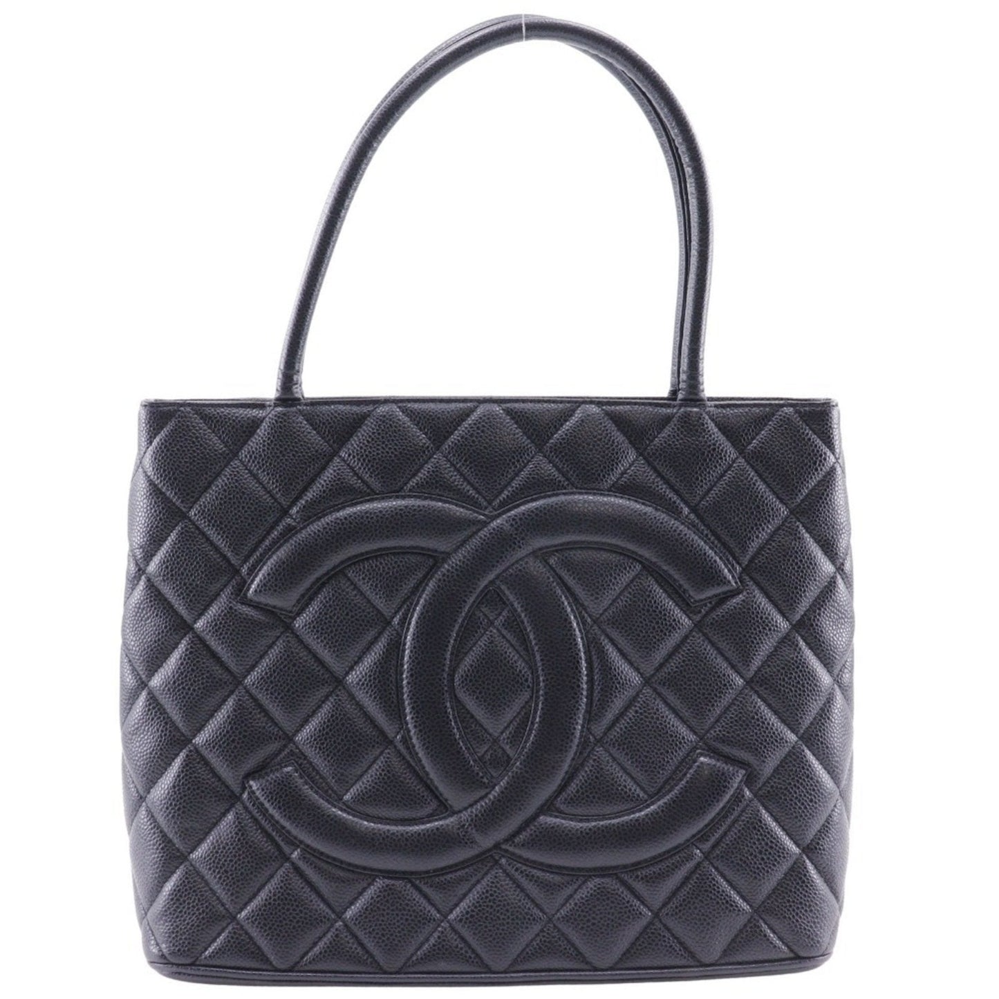 Chanel Caviar Skin Black Caviar Leather Tote Bag ()