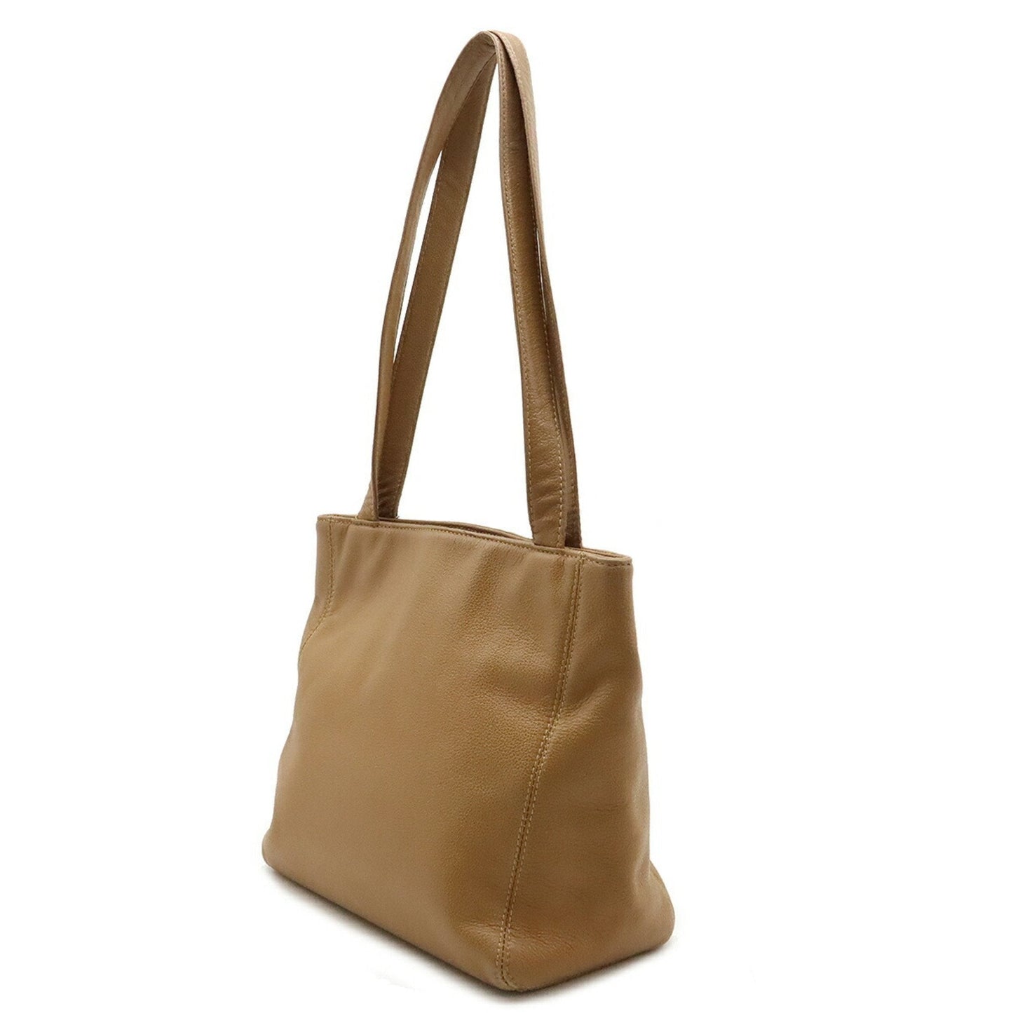 Chanel Camel Leather Shoulder Bag Tote Bag ()