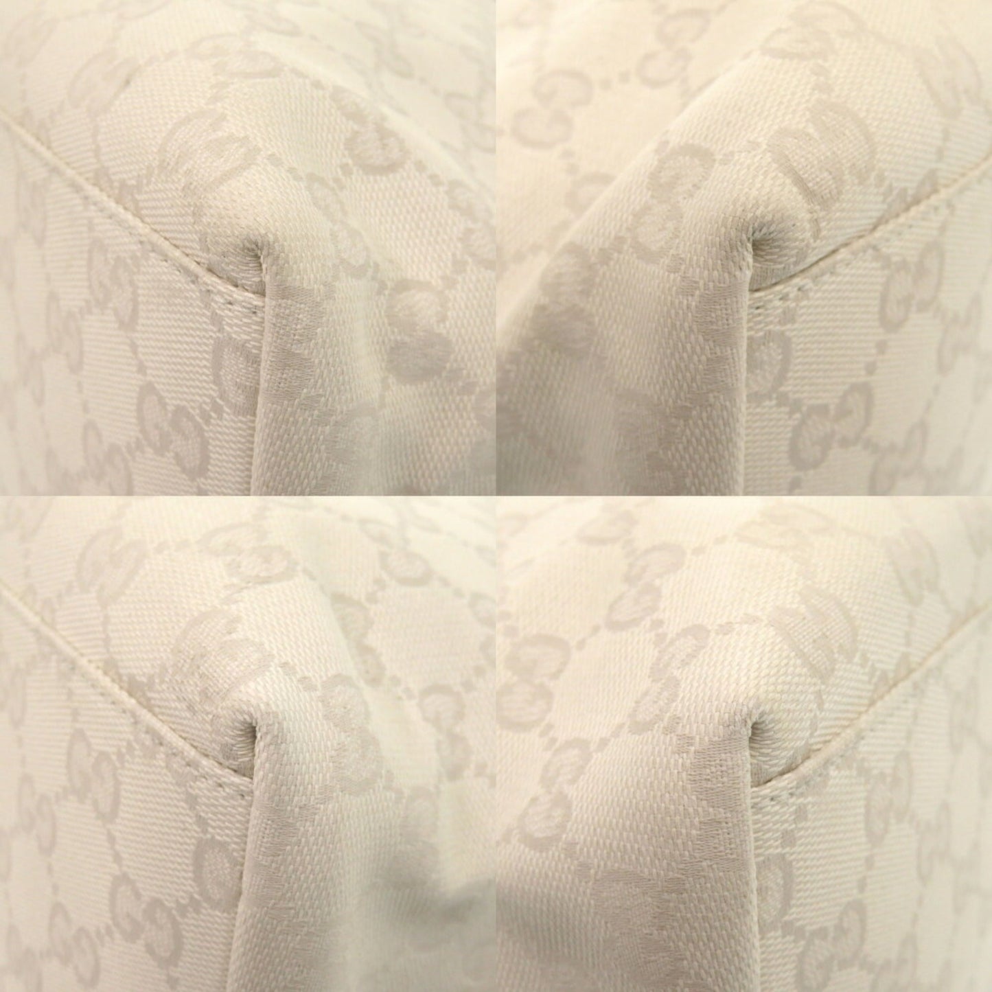 Gucci Ivory Gg Canvas Tote Bag ()