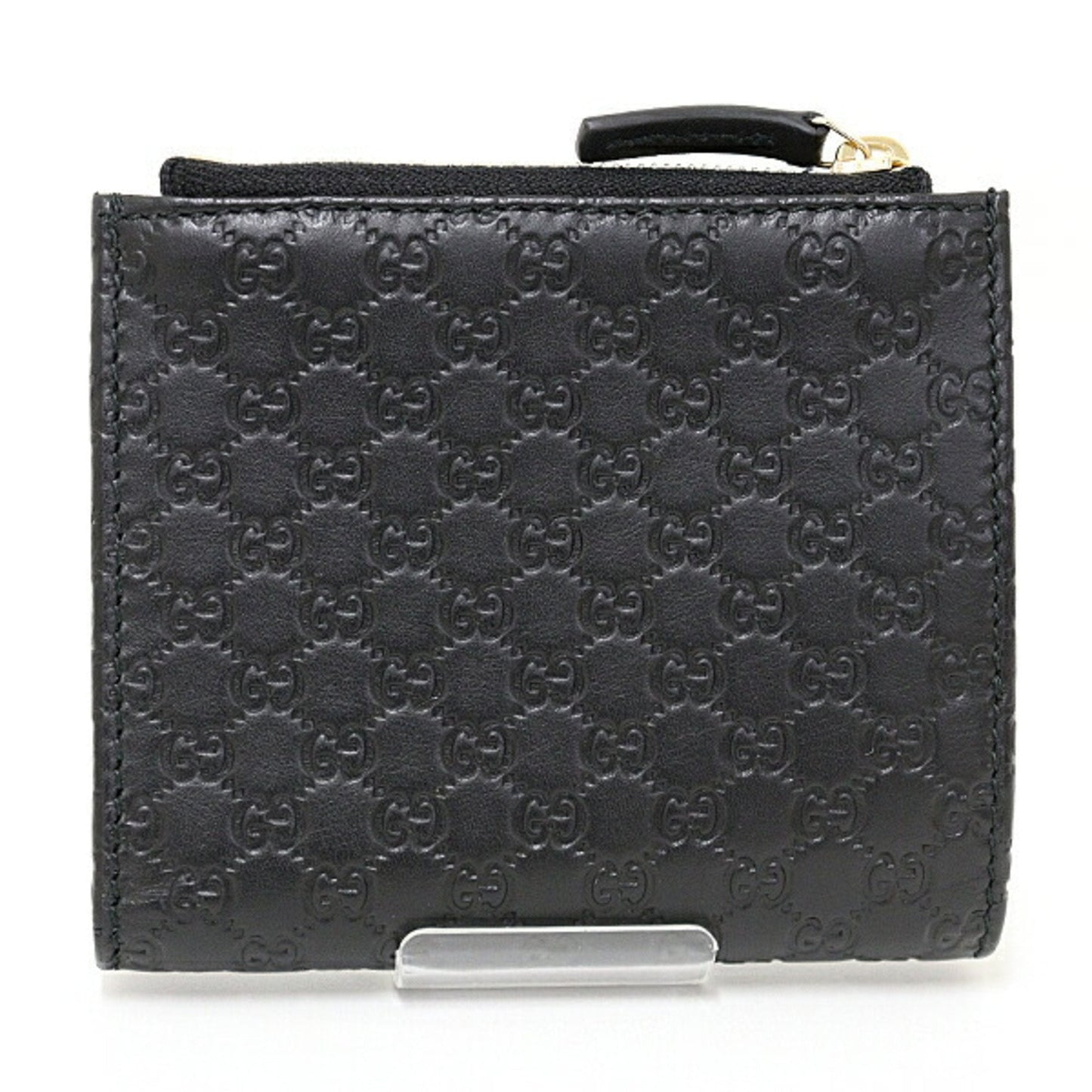 Gucci Black Pink White Yellow Leather Wallet (Bi-Fold) ()