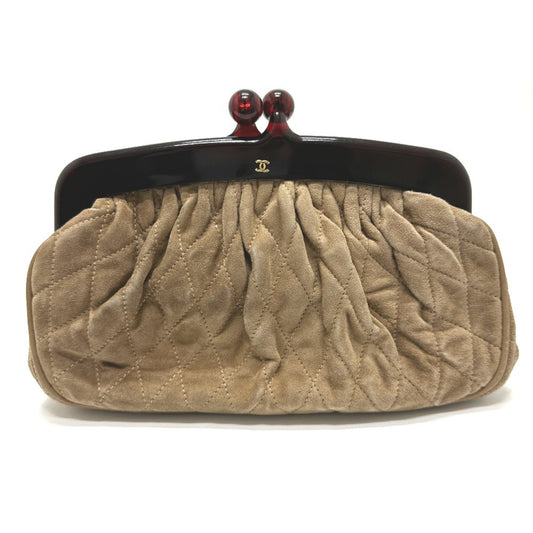 Chanel Brown Leather Pouch ()