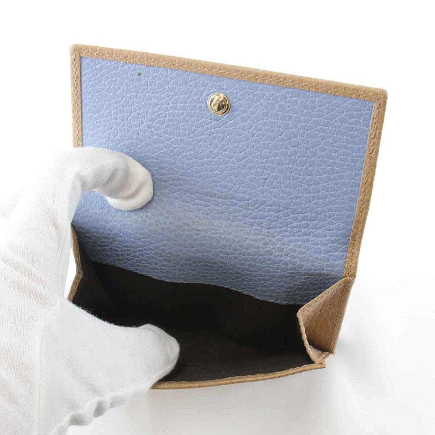 Gucci Beige Leather Wallet (Bi-Fold) ()