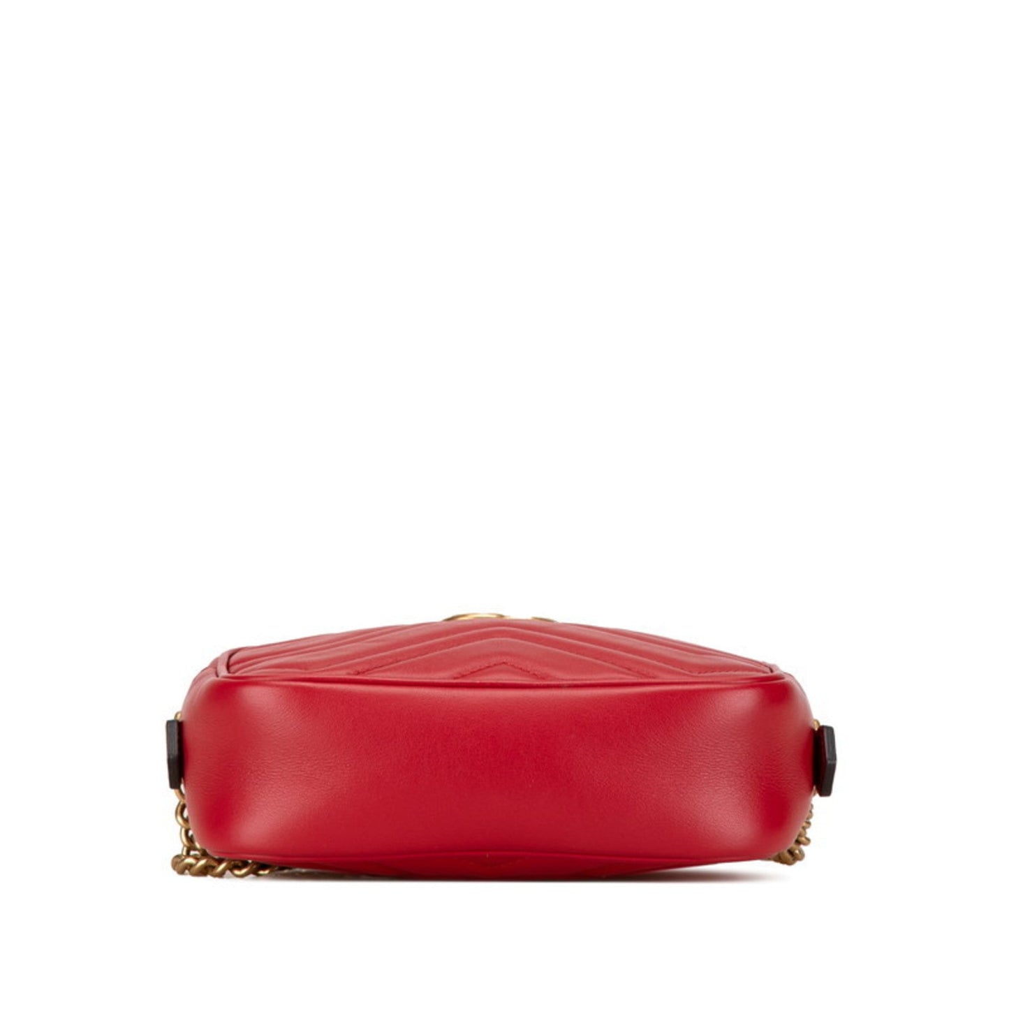 Gucci Red Color Leather Shoulder Bag ()