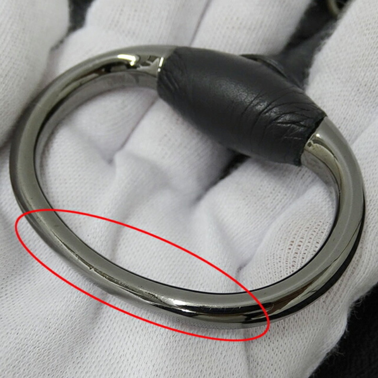 Gucci Black Leather Handbag Shoulder Bag ()