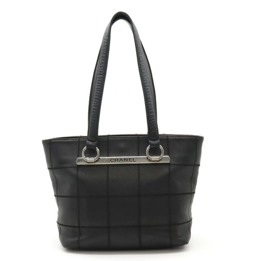 Chanel Black Leather Tote Bag ()