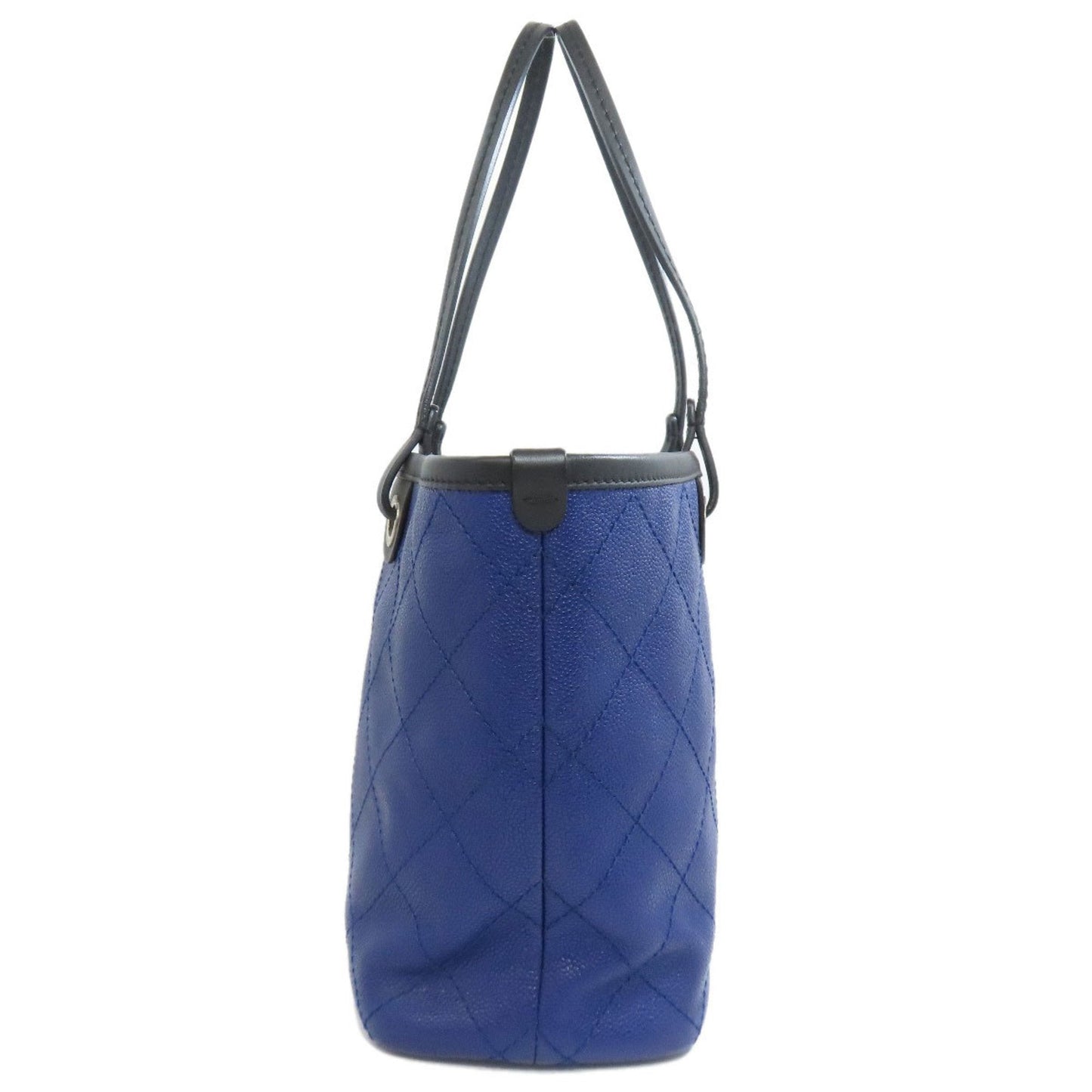 Chanel Blue Caviar Leather Tote Bag ()