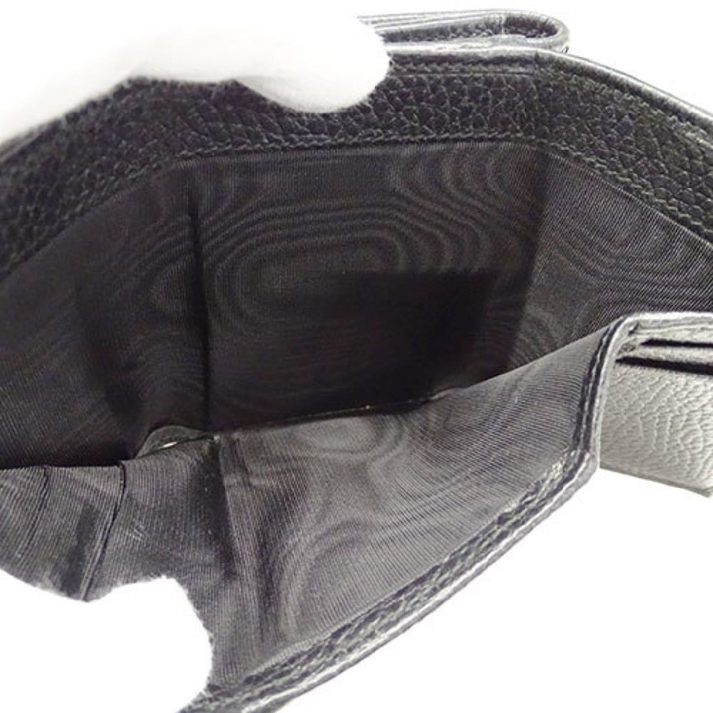 Gucci Black Leather Wallet (Tri-Fold) ()