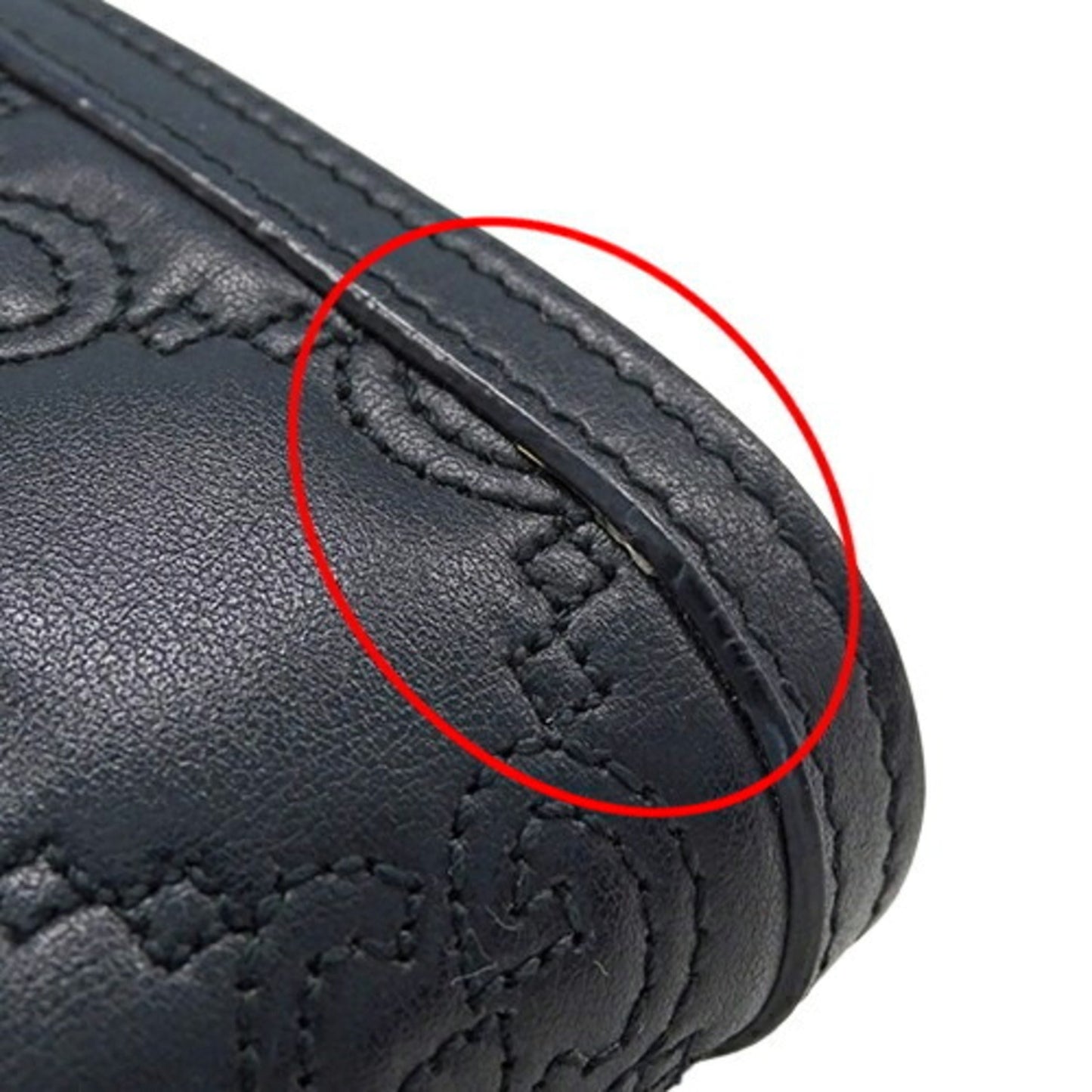 Gucci Black Leather Wallet (Bi-Fold) ()