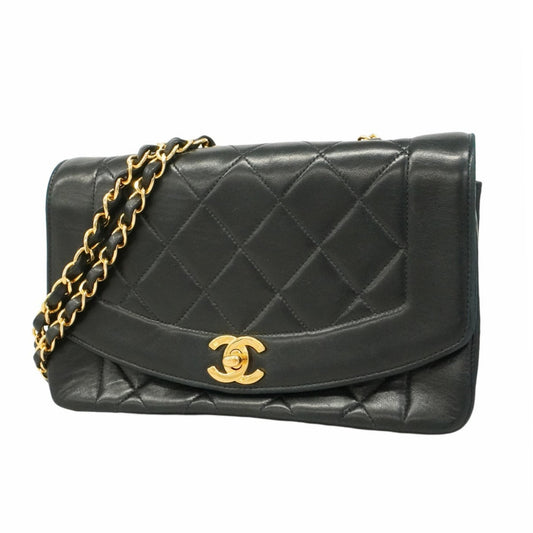 Chanel Black Leather Shoulder Bag ()