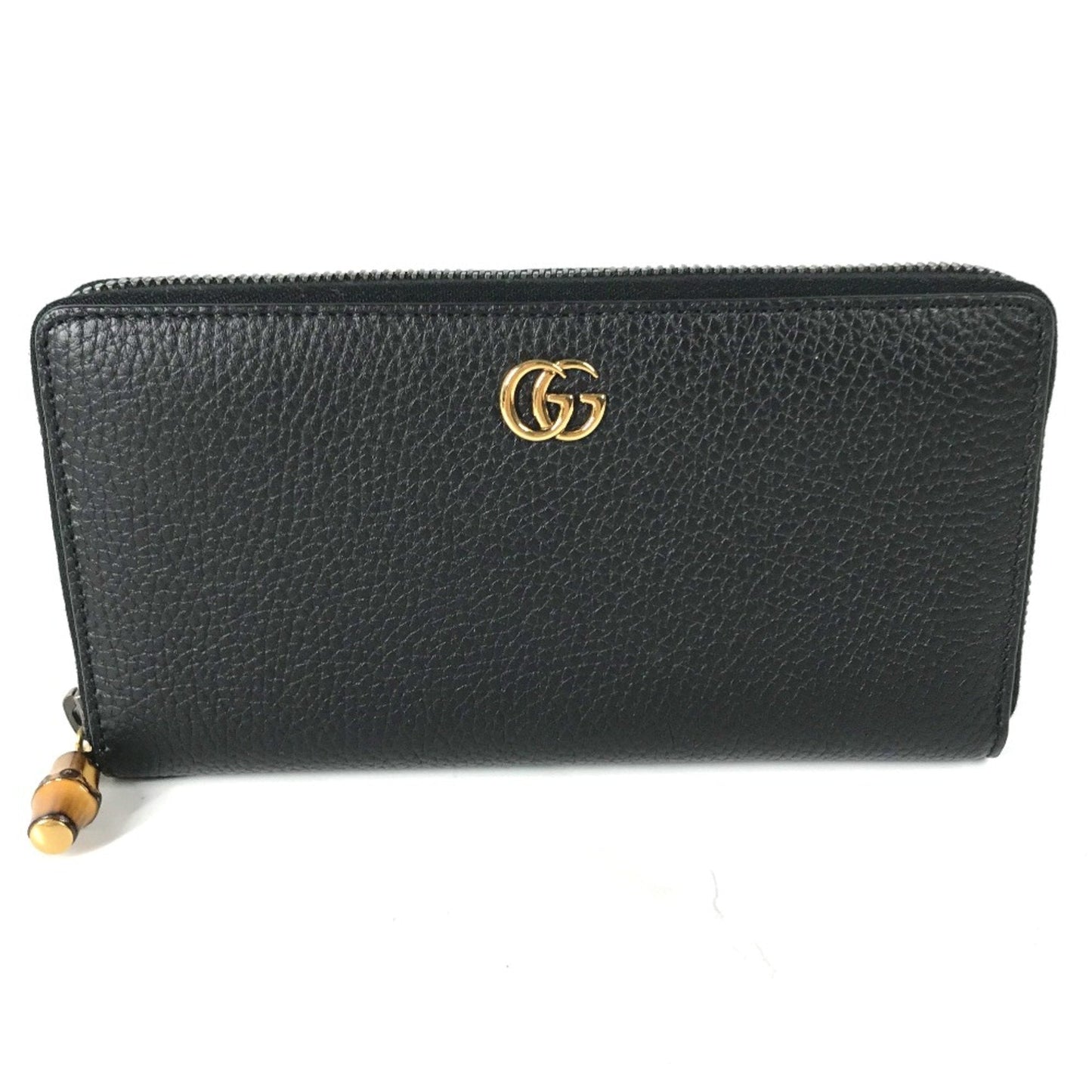 Gucci Navy Leather Long Wallet (Bi-Fold) ()