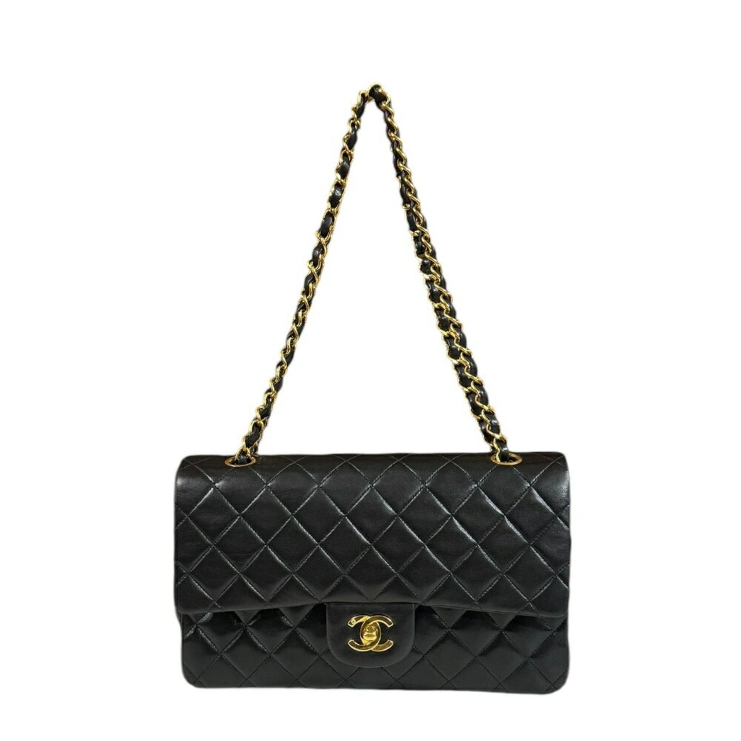 Chanel Black Suede Shoulder Bag ()