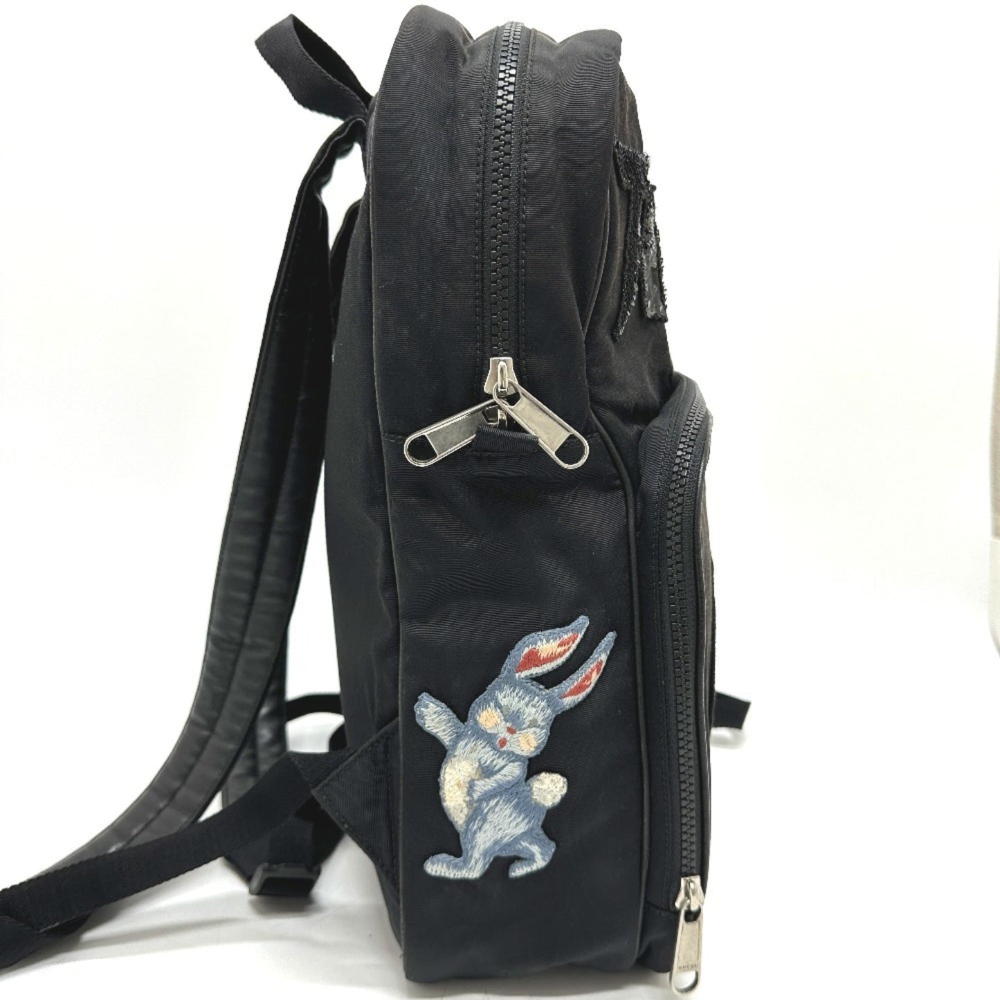 Gucci Black Canvas Backpack ()