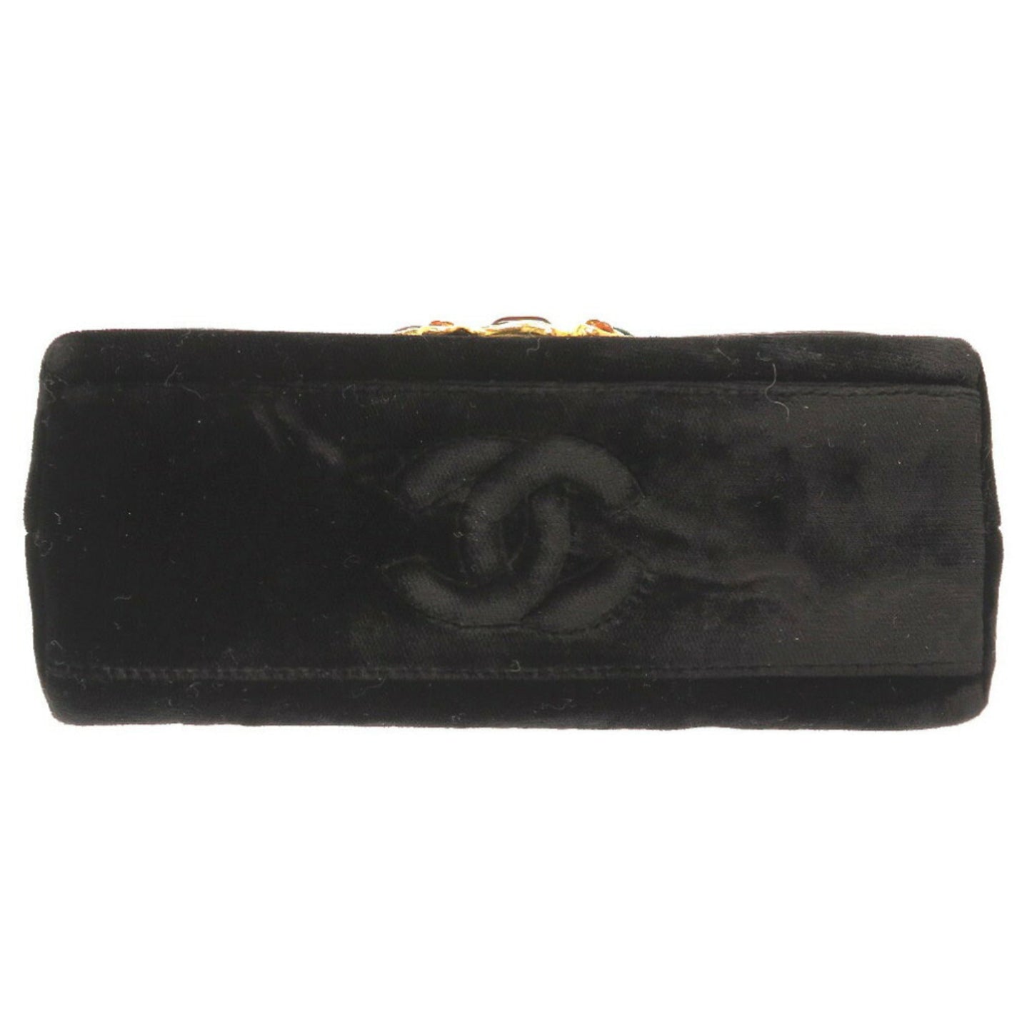 Chanel Black Suede Shoulder Bag ()
