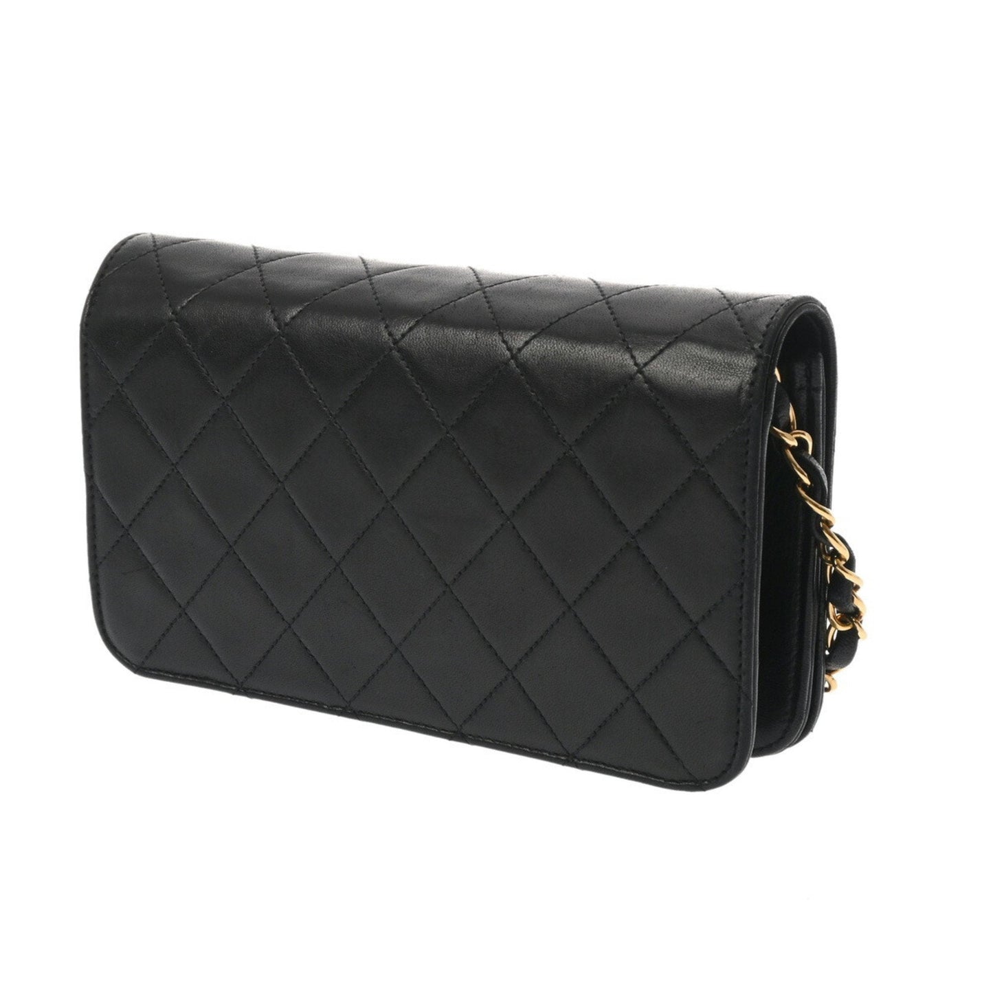 Chanel Black Leather Shoulder Bag ()