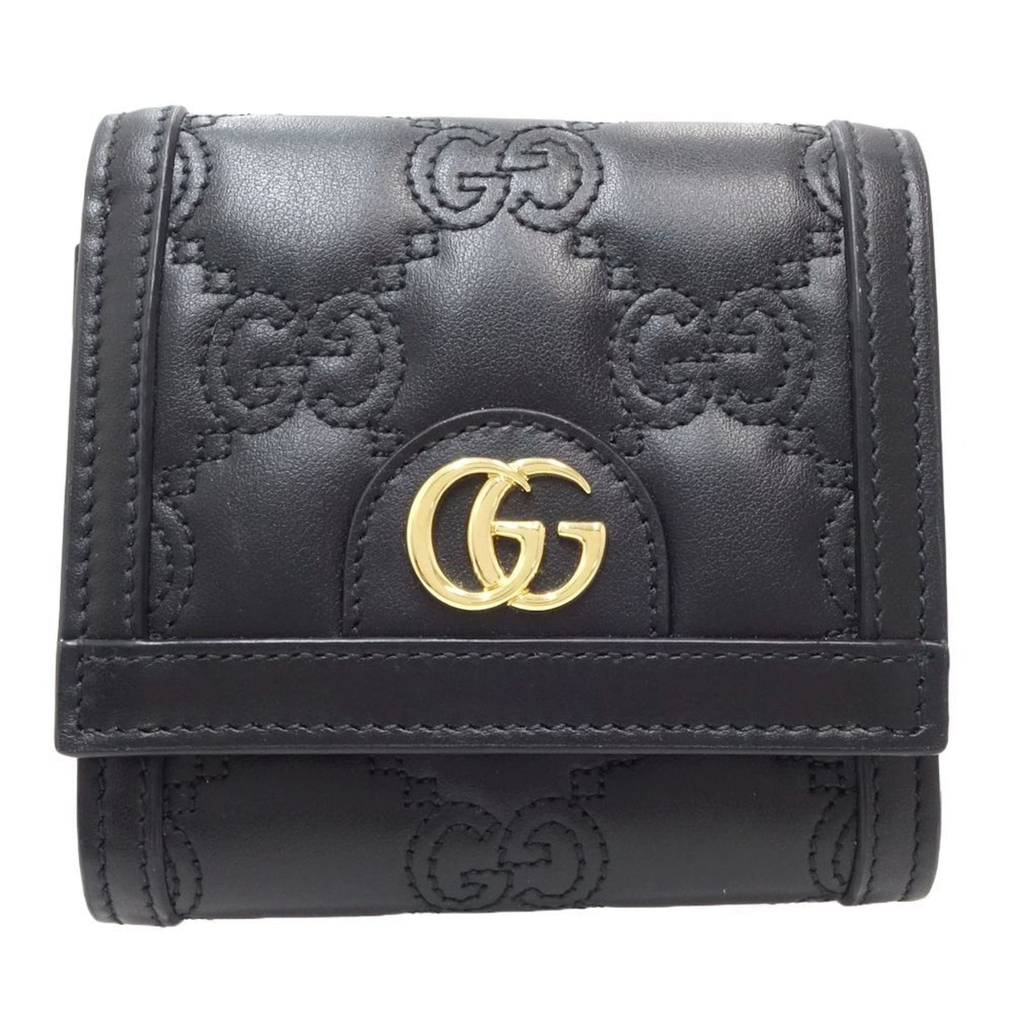 Gucci Black Leather Wallet (Bi-Fold) ()