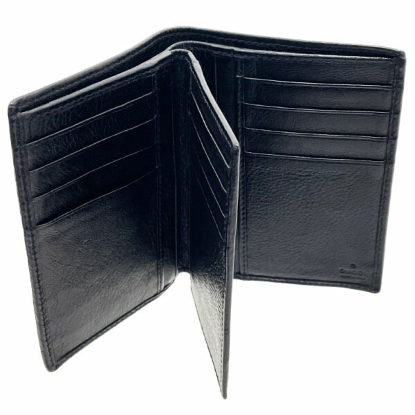 Gucci Black Leather Wallet (Bi-Fold) ()