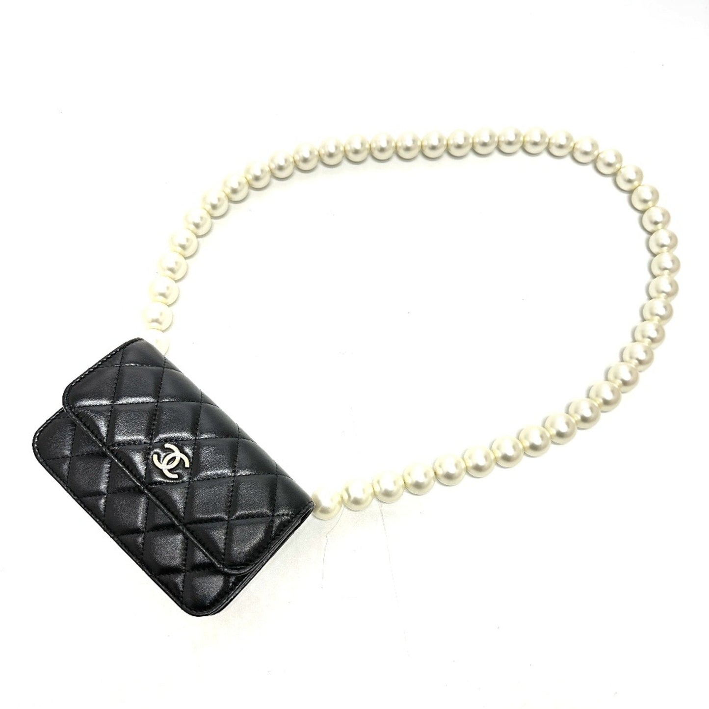Chanel Black Leather Shoulder Bag ()