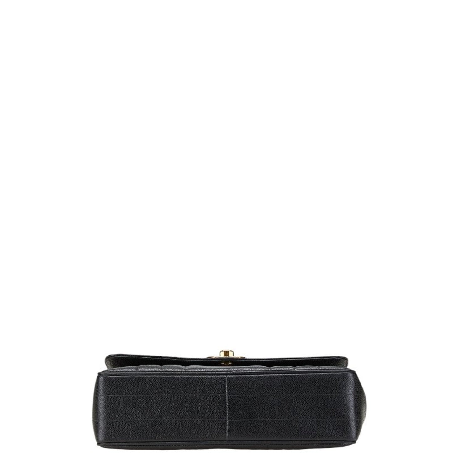 Chanel Black Grained Calfskin Handbag ()