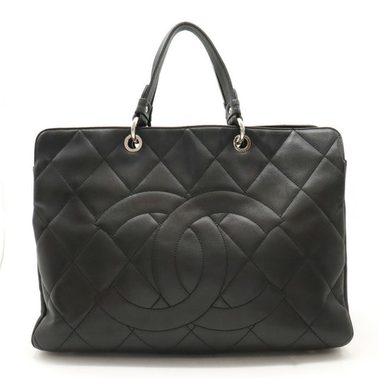Chanel Black Caviar Leather Tote Bag ()