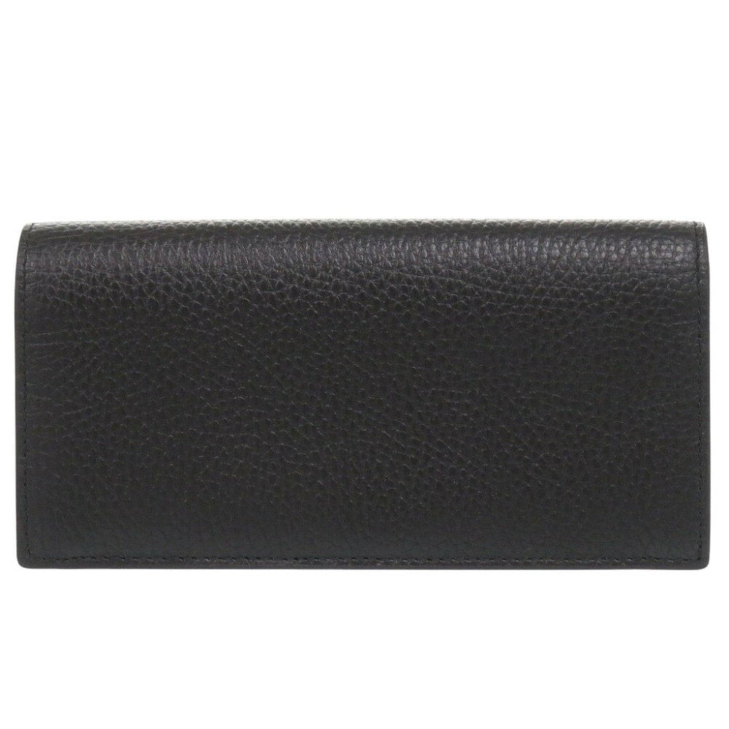 Gucci Black Blue Leather Long Wallet (Bi-Fold) ()