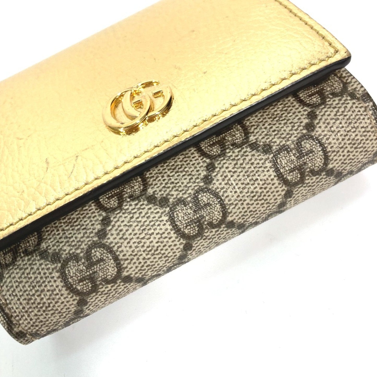 Gucci Gold Leather Wallet (Bi-Fold) ()