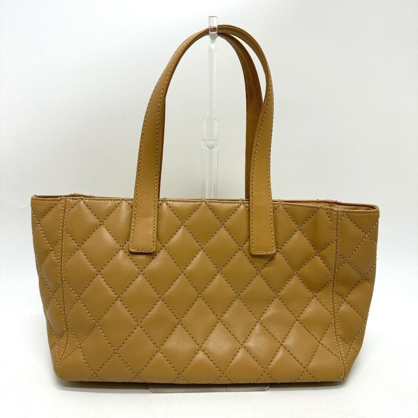 Chanel Beige Leather Tote Bag ()