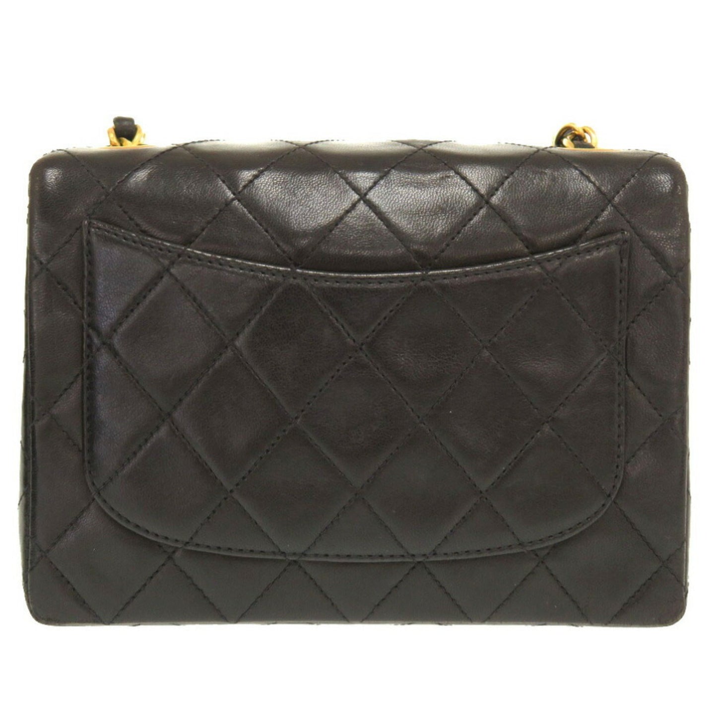 Chanel Black Leather Shoulder Bag ()