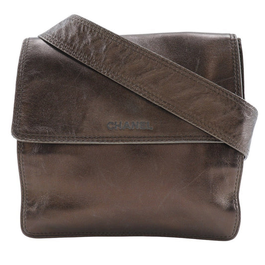 Chanel Bronze Leather Shoulder Bag ()